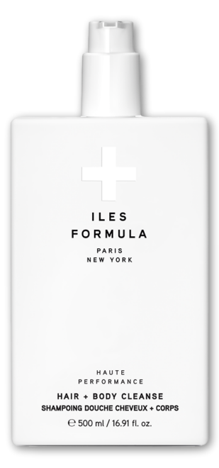 Iles Formula Hair + Body Cleanse + Sponge 500ml