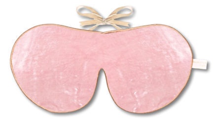 Holistic Silk Velvet Lavender Eye Mask - Rose